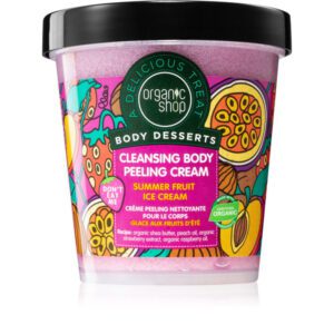 Natura SIberica Body Desserts Summer Fruit Ice Cream Peeling Cream, 450ml