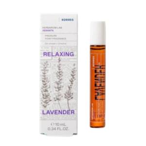 Korres Pressure Point Fragrance Relaxing Lavender Roll-on Σώματος Λεβάντα για Αίσθηση Χαλάρωσης Πριν τον Ύπνο, 10ml