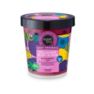 Natura Siberica Organic Shop Body Desserts Blackberry Jam, Μαρμελάδα Βατόμουρο Απολεπιστικό Σώματος Λείανσης, 450 ml