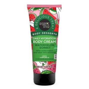 Natura Siberica Organic Shop Body Desserts Watermelon Sorbet Ενυδατική Κρέμα Σώματος 150ml