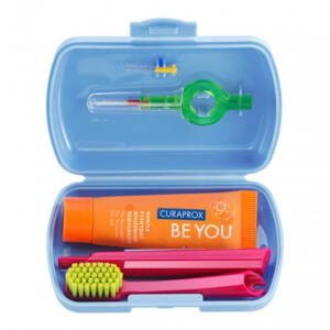 Curaprox travel set μπλε