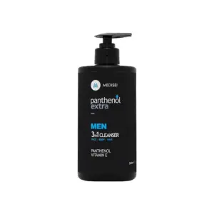 Medisei Panthenol Extra Men 3in1 Cleanser 500ml - Ανδρικό Αφρόλουτρο Για Πρόσωπο, Σώμα & Μαλλιά