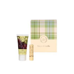 Fresh Line Grape & Vanilla Σετ Περιποίησης Χεριών και Χειλιών 2 τμχ.