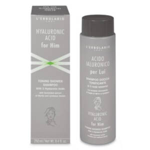 L'Erbolario - Hyaluronic Acid For Him Τονωτικό Σαμπουάν & Αφρόλουτρο 250ml