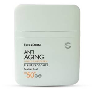 Frezyderm Anti-Aging Liquid Sunscreen Plant Exosomes SPF50+ - Αντηλιακό Προσώπου Με Φυτικά Εξωσώματα 50ml