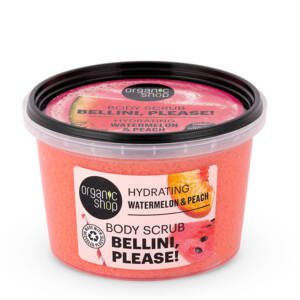 Natura Siberica Organic Shop Bellini, Please Body Scrub Watermelon & Peach 250ml