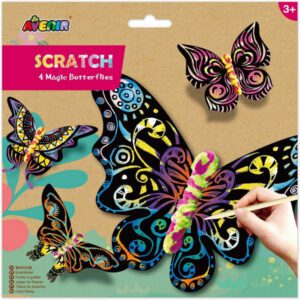 AVENIR SCRATCH - 4 MAGIC BUTTERFLIES
